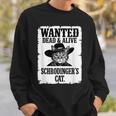 Schrodinger's Cat Wanted Physics シャツ 理科教師 スウェットシャツ 彼への贈り物