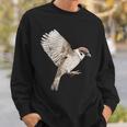Sparrow-Spring-スズメ-春-自由-鳥-動物 スウェットシャツ 彼への贈り物