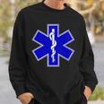 Star Of Life Rod Of Asclepius Emt Ems パラメディック メディック スウェットシャツ 彼への贈り物