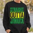Straight Outta Jamaica ジャマイカ カリビアン レトロ レゲエ パーティー スウェットシャツ 彼への贈り物