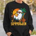 Summerween Ghost Halloween Summer Beach Vibes Sweatshirt Gifts for Him