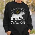Take Me Back To Colombia ビンテージ コロンビア バケーション スウェットシャツ 彼への贈り物