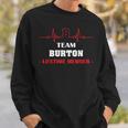 Team Burton 生涯メンバー 血液完全家族 スウェットシャツ 彼への贈り物