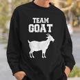 Team Goat Farm 動物 ヤギ好き スウェットシャツ 彼への贈り物