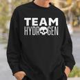 Team Hydrogenymbol H 燃料セル ハイブリッドカー クリーンエネルギー スウェットシャツ 彼への贈り物