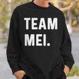 Team Mei 名前 スウェットシャツ 彼への贈り物