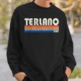 Terlano、イタリア レトロ 70年代80年代スタイル スウェットシャツ 彼への贈り物