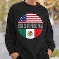 This Is My Pride フラッグ メキシカン アメリカン チカーノ チカーナ メンズ スウェットシャツ 彼への贈り物
