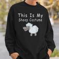 This Is Myheep Costume 羊の皮を被った狼 面白い羊 スウェットシャツ 彼への贈り物