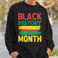 History Month ペイントブラシ ジューンティーンス ブラックヒストリー スウェットシャツ 彼への贈り物