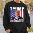 Trump The Best Is Yet To Come アメリカの国旗 ドナルド・トランプ スウェットシャツ 彼への贈り物