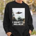 Ufoシャツ I Want To Believe Alien Ufotシャツ スウェットシャツ 彼への贈り物