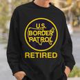 US ボーダー パトロール 退職 面白い アメリカン 愛国心 ユーモア スウェットシャツ 彼への贈り物