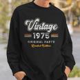 Vintage 1975 Piezas Originales 50 Cumpleaños Camisa de entrenamiento Regalos para él