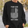 Vintage Usa Flag Fear God Not Man スウェットシャツ 彼への贈り物
