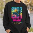 Wear Miami Florida Miami Colorfulunrise Graphic スウェットシャツ 彼への贈り物