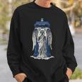 Weeping Angel With Blue Police Box 1 Fan Fun Sweatshirt Gifts for Him