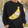 うさまるバナナまる ダークカラー スウェットシャツ 彼への贈り物