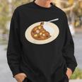 おかしなカレーライス スウェットシャツ 彼への贈り物