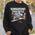 おもしろい ボンバルディーノ クロコディロ イタリア Ai 動物 ブレイン ミーム スウェットシャツ 彼への贈り物