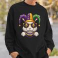 おもしろうさぎ マルディグラ フェスティバル カーニバル レディース メンズ キッズ スウェットシャツ 彼への贈り物