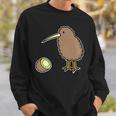 かわいいキウイの鳥と果物 ニュージーランド スウェットシャツ 彼への贈り物