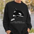 かわいいシャチ Orca スウェットシャツ 彼への贈り物
