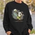かわいいバレーボール・パンダ スウェットシャツ 彼への贈り物