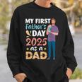 はじめての父の日2025年 赤ちゃんの誇り高きパパを持つお父さんとして スウェットシャツ 彼への贈り物