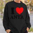 アイ・ラブ・アーニャ スウェットシャツ 彼への贈り物