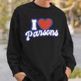 アイ・ラブ・パーソンズ スウェットシャツ 彼への贈り物