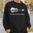 アコースティックギター Earth Has Music For Listen スウェットシャツ 彼への贈り物