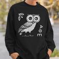 アテナのフクロウ ギリシャ神話 古代ギリシャ スウェットシャツ 彼への贈り物