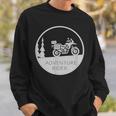 アドベンチャーバイクtシャツ スウェットシャツ 彼への贈り物