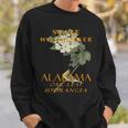 アラバマ準州ワイルドフラワー オークの葉のアジサイ スウェットシャツ 彼への贈り物