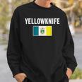 イエローナイフ 紋章 旗 国家への誇り ギフト お土産 スウェットシャツ 彼への贈り物