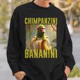 インターネットミーム 陽気なaiモンスタージョーク チンパンジーニ バナニーニ スウェットシャツ 彼への贈り物