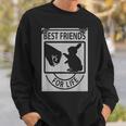 ウサギの親友 ライフ ペットギフト スウェットシャツ 彼への贈り物