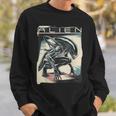 エイリアンxenomorphイラストポスター。 スウェットシャツ 彼への贈り物