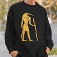 エジプトヒエログリフ ファラオ語 古代エジプト スウェットシャツ 彼への贈り物
