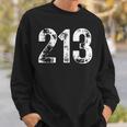 エリアコード 213 ロサンゼルス カリフォルニア La エリアコード Ca 213 スウェットシャツ 彼への贈り物