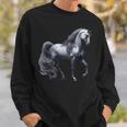 エレガントなアラビア馬のデザイン、馬好きに最適です。 スウェットシャツ 彼への贈り物