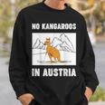 オーストリアにカンガルーはいない 愉快なオーストリア旅行 スウェットシャツ 彼への贈り物