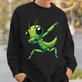 カマキリ、おかしなカマキリ スウェットシャツ 彼への贈り物