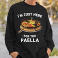 カワイイ キュート パエリア I'm Just Here For The Paella スウェットシャツ 彼への贈り物