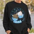 カワイイ猫占星術 星座天秤座 スウェットシャツ 彼への贈り物