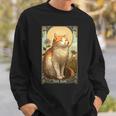 キャットタロットカード、サンタロットカード、アールヌーボーtシャツ スウェットシャツ 彼への贈り物
