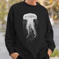 クラゲ 恋人 イラスト 動物 アート グラフィック クラゲ スウェットシャツ 彼への贈り物