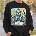 クールなエジプトスフィンクス旅行コスチュームエジプトのお土産。 スウェットシャツ 彼への贈り物