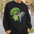 クールブロッコリー ベジタリアン ビーガン ベジタブルフード メンズ レディース スウェットシャツ 彼への贈り物